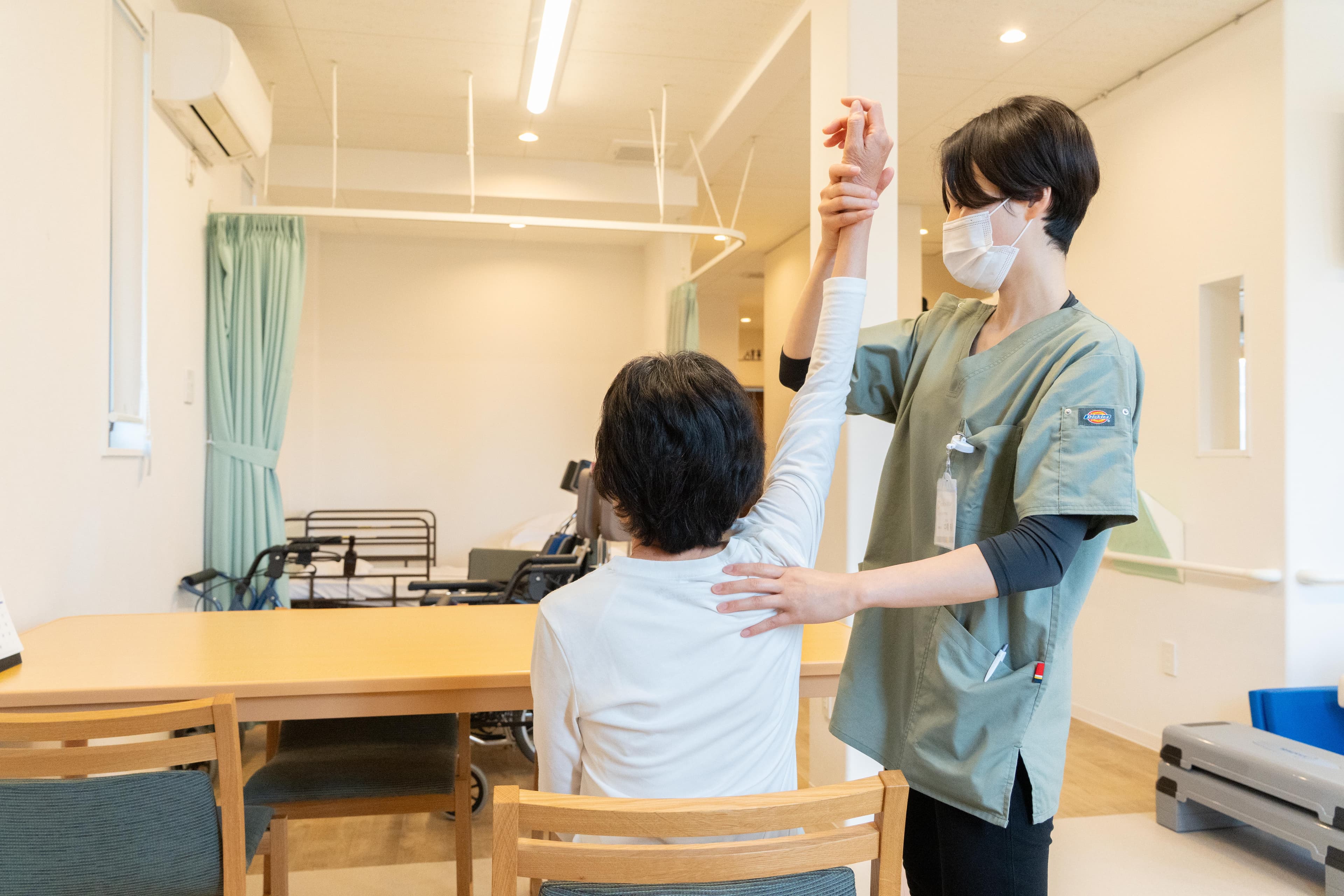 その人に合ったリハビリを大切にします。